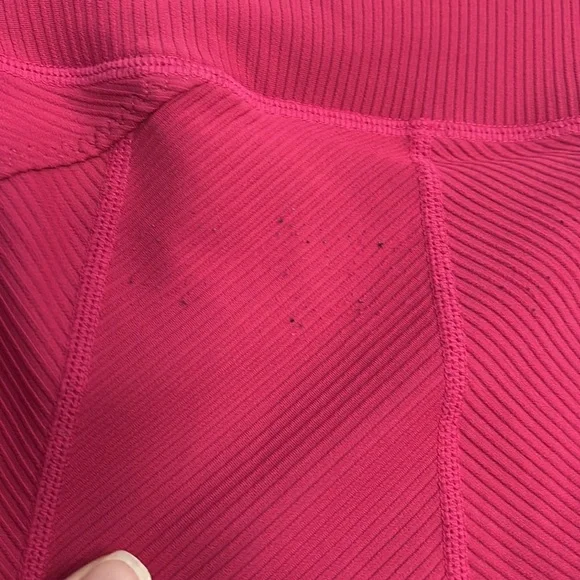 Free People Pink Ribbed Leggings - Picture 3 of 6